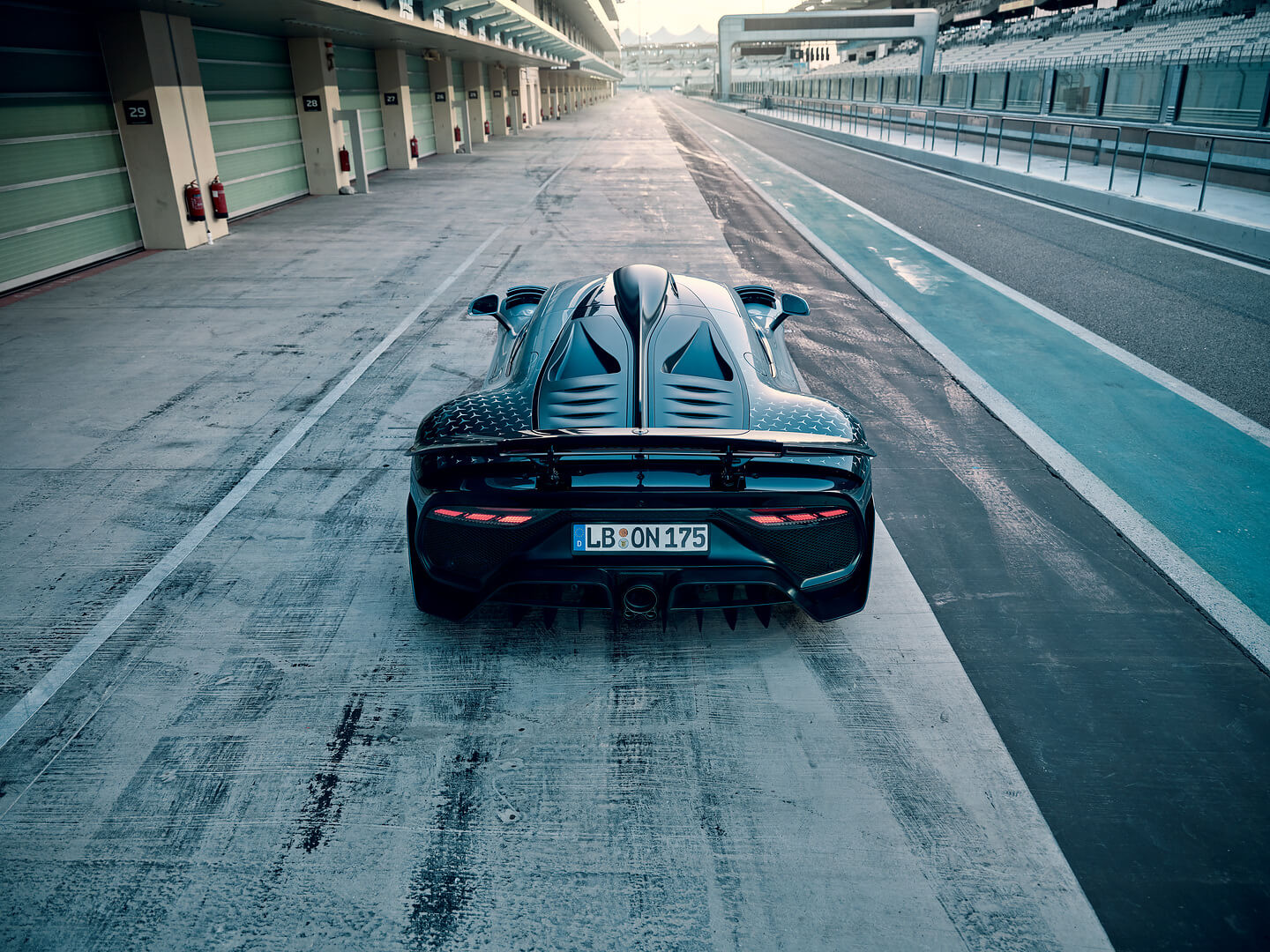 Mercedes-AMG ONE rear view AMG ONE rear view