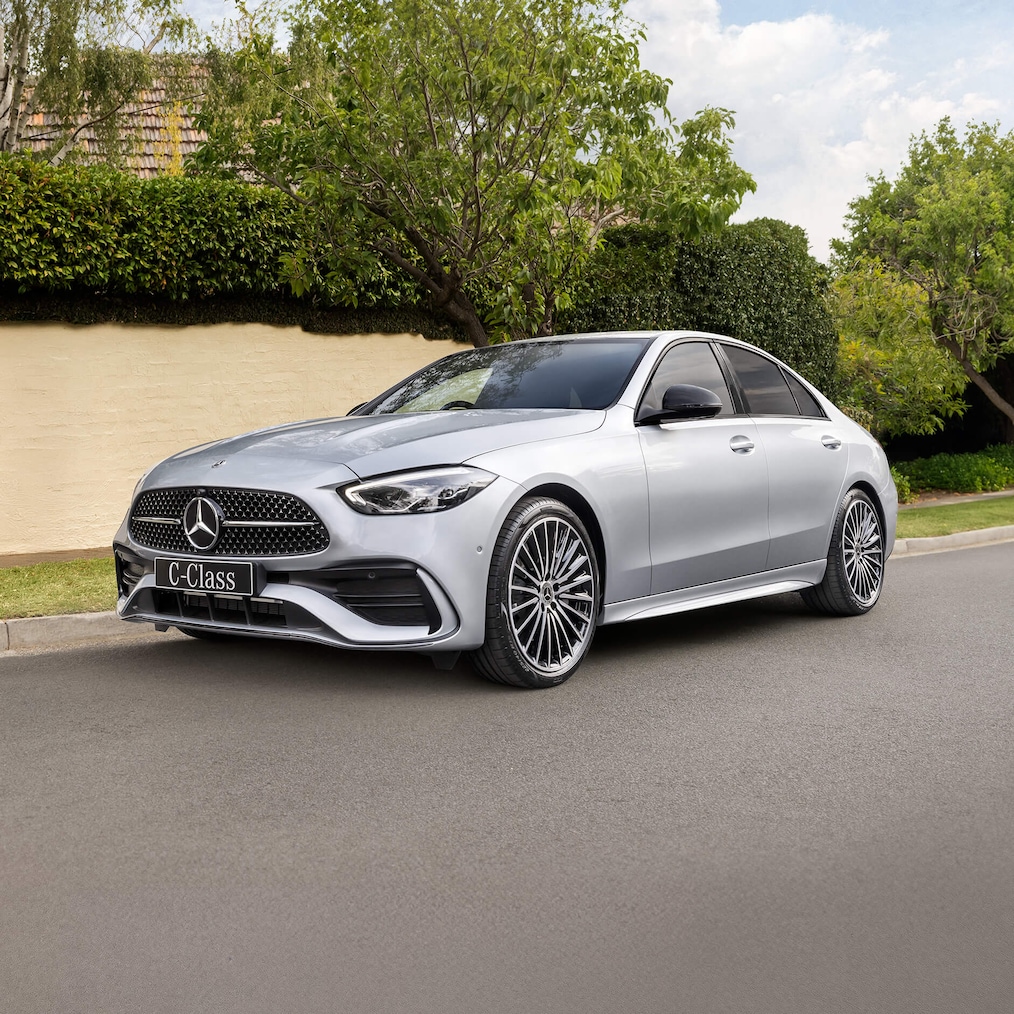 Schematic representation of the function of the rear-axle steering, for example when parking.