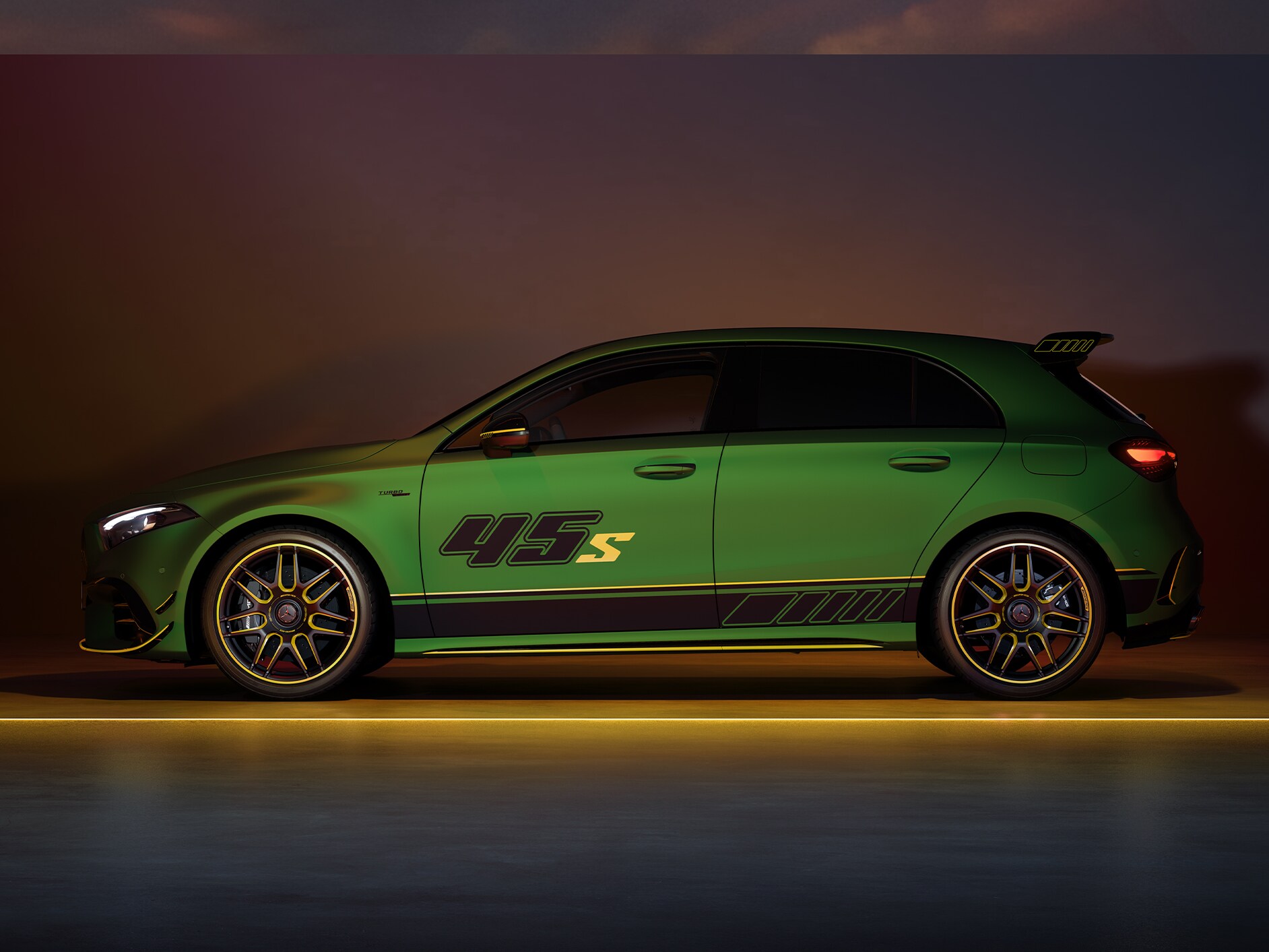 The AMG Final Edition of the Mercedes-AMG A-Class Hatchback.