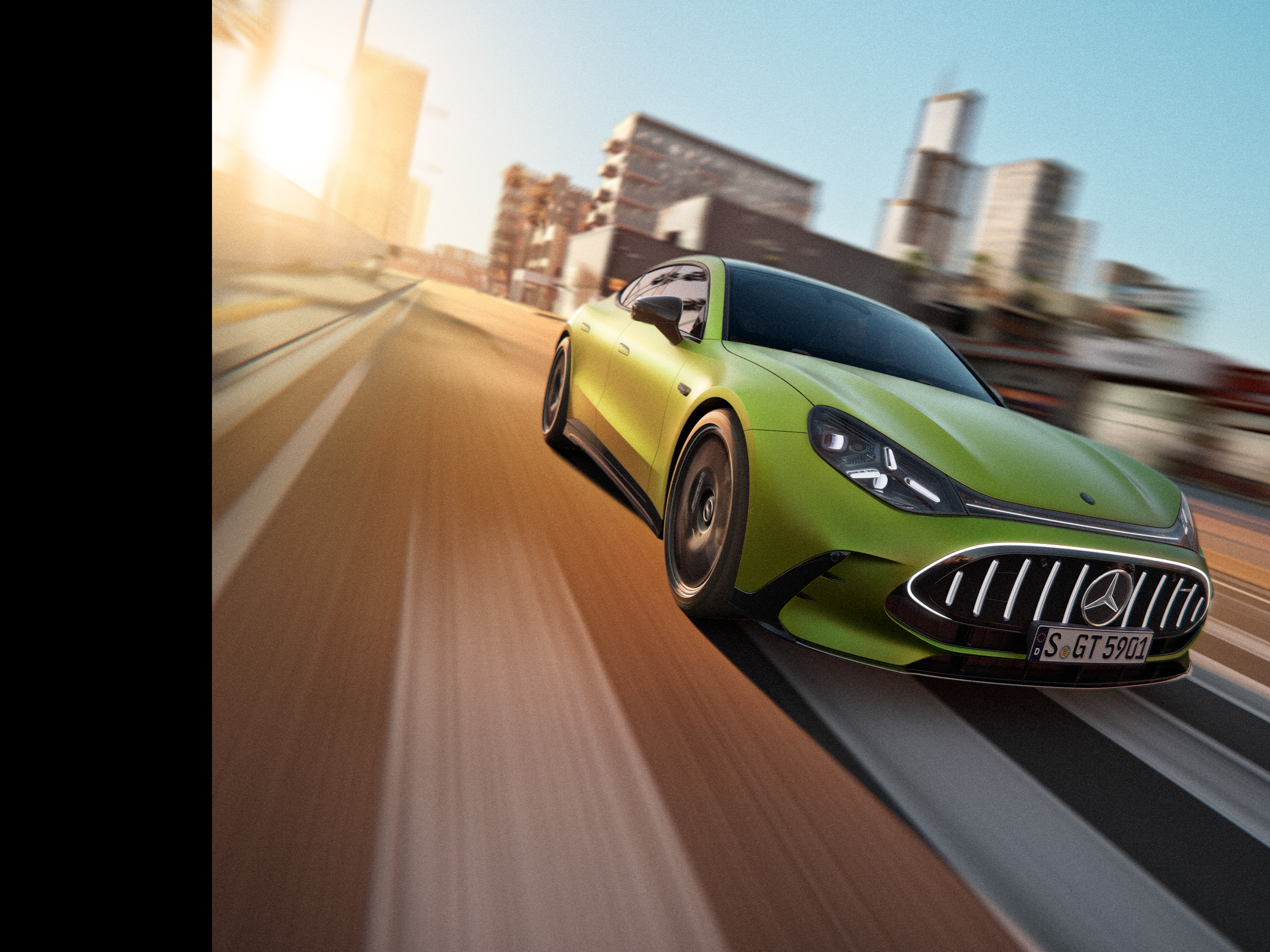 Exterior | GT 4-Door Coupé | Mercedes-AMG The exterior of the all-new GT 4-Door Coupé from Mercedes-AMG.