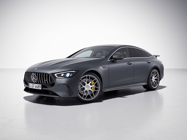 The AMG Exterior Carbon-Fibre Package II of the Mercedes-AMG GT 63 S E PERFORMANCE.