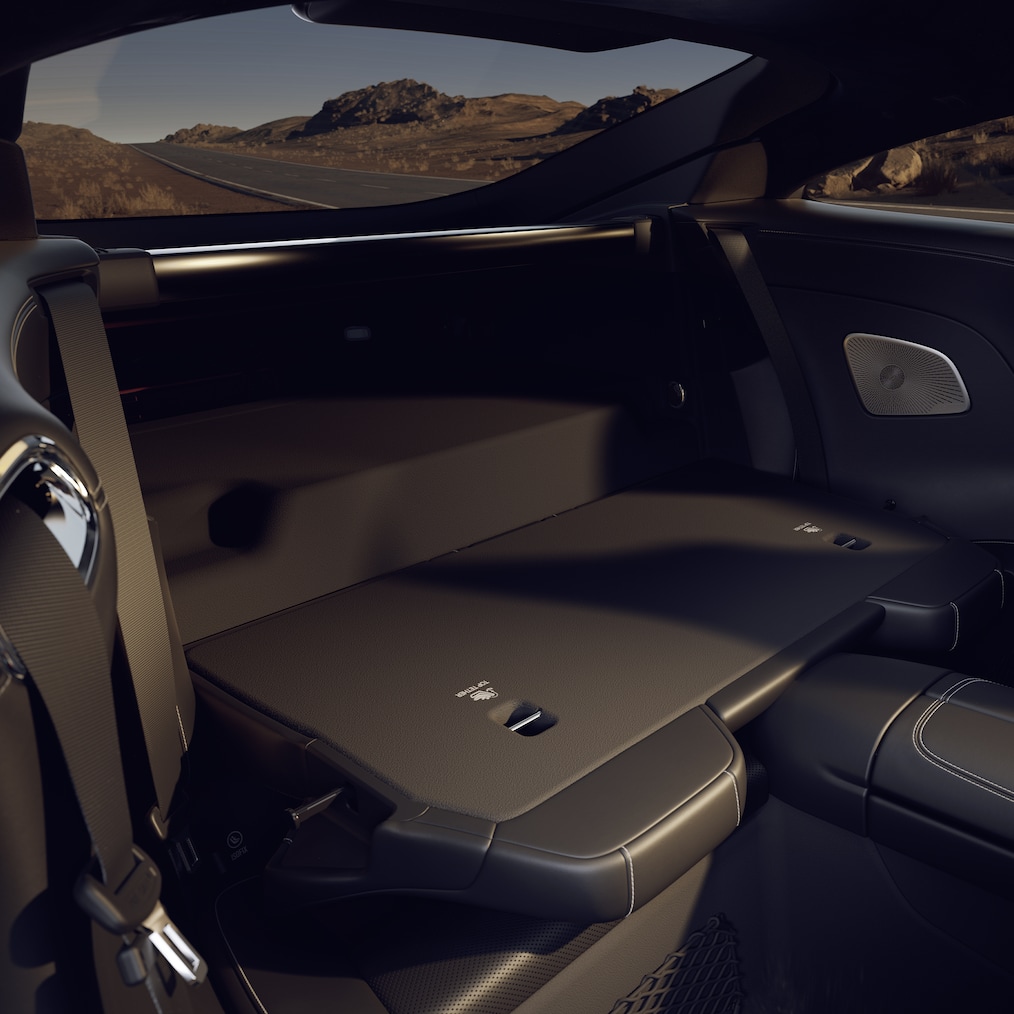 Interior seat configurations of the GT Coupé.