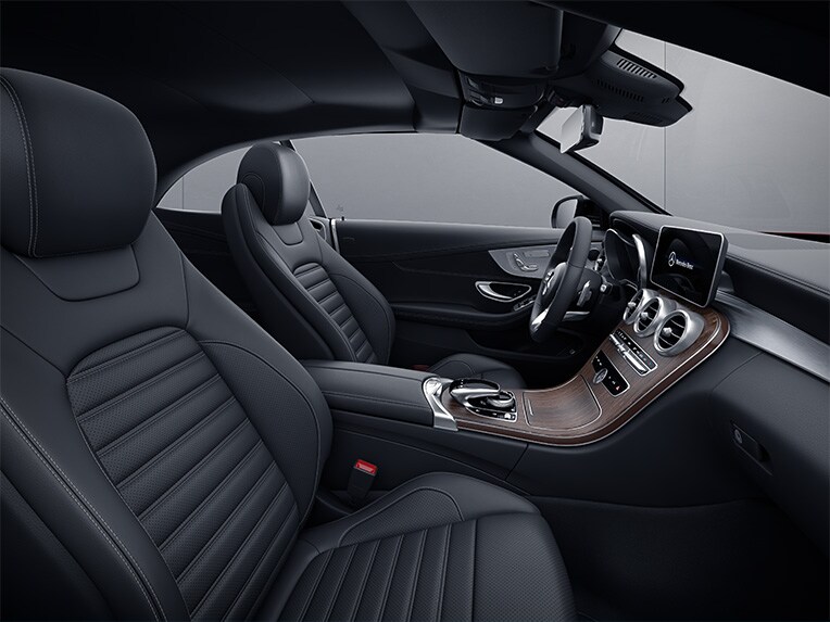 Interior in the C-Class Cabriolet from Mercedes-Benz.