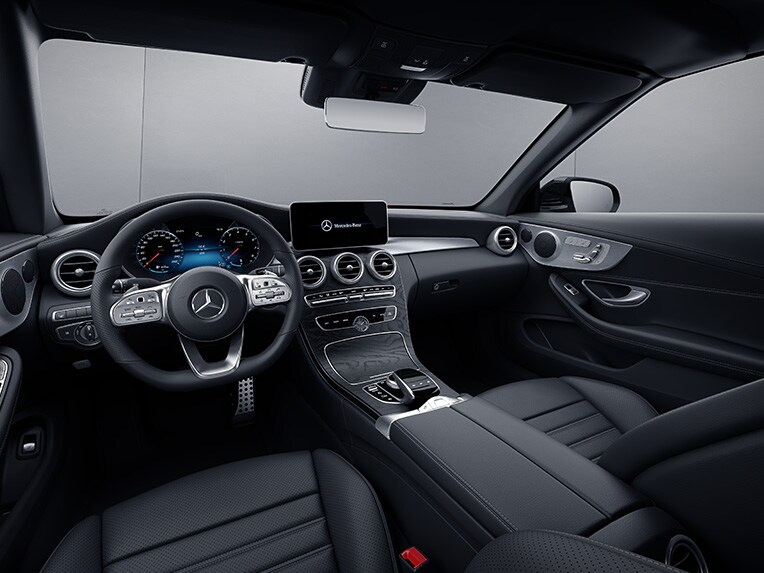 C-Class Cabriolet interior with AMG Line.
