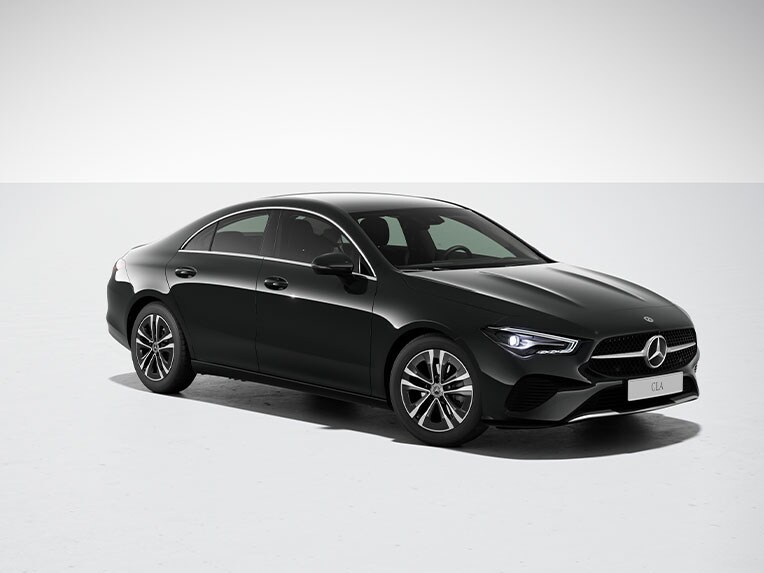 The new Mercedes-Benz CLA Coupé with standard equipment line.