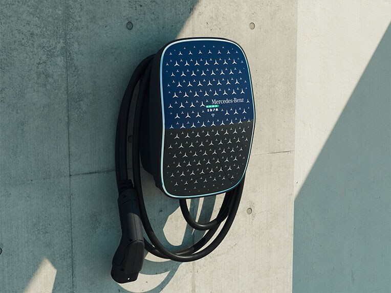 Charging options for the new Mercedes-Benz CLA Coupé.