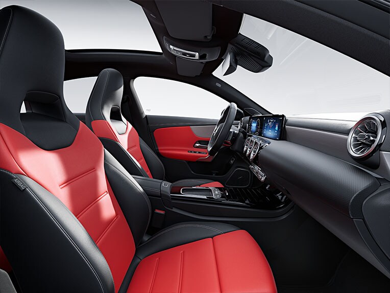 The AMG Leather Package of the CLA Coupé from Mercedes-AMG.