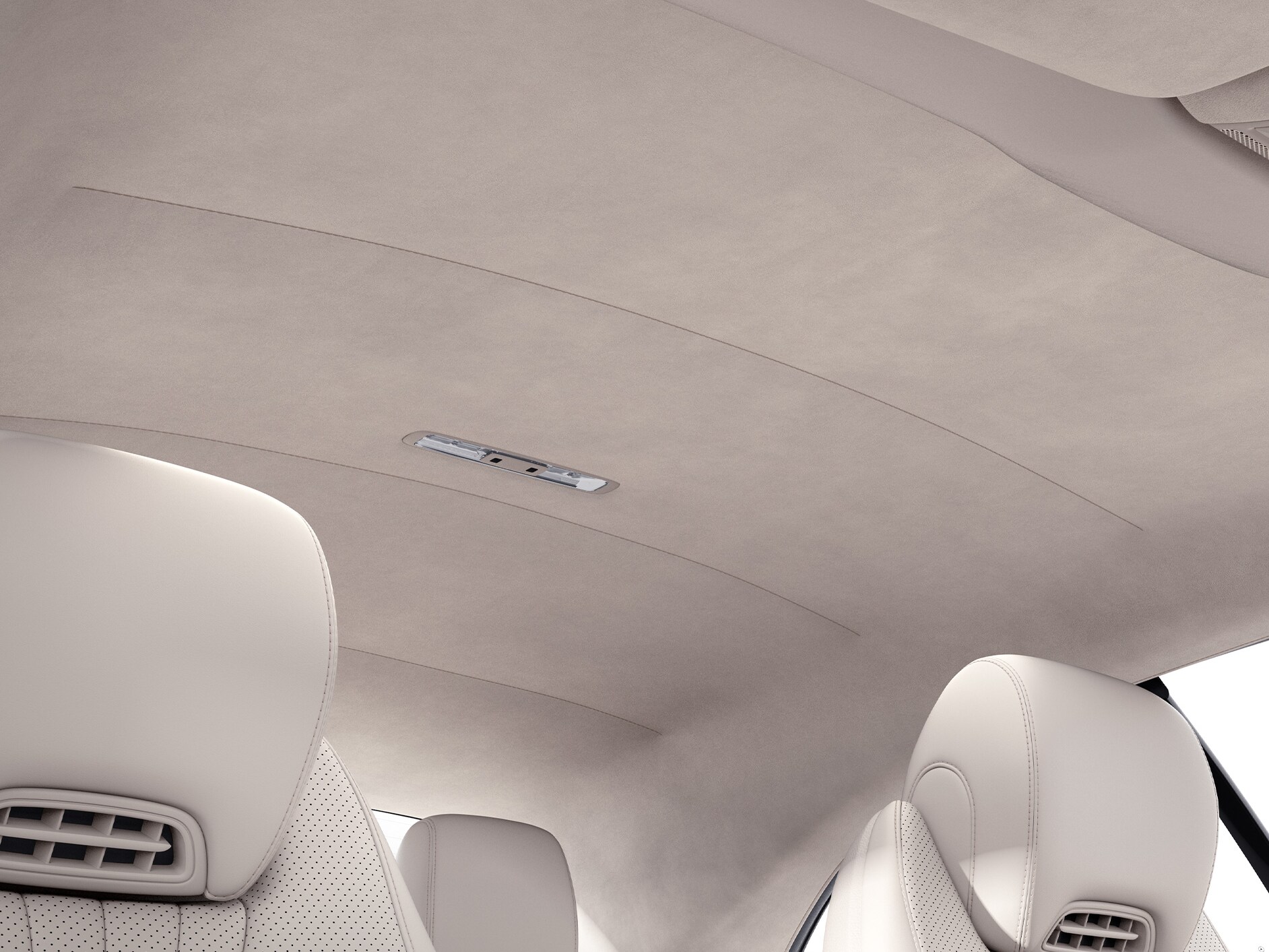 Vehicle interior of the Mercedes-AMG E-Class Cabriolet.