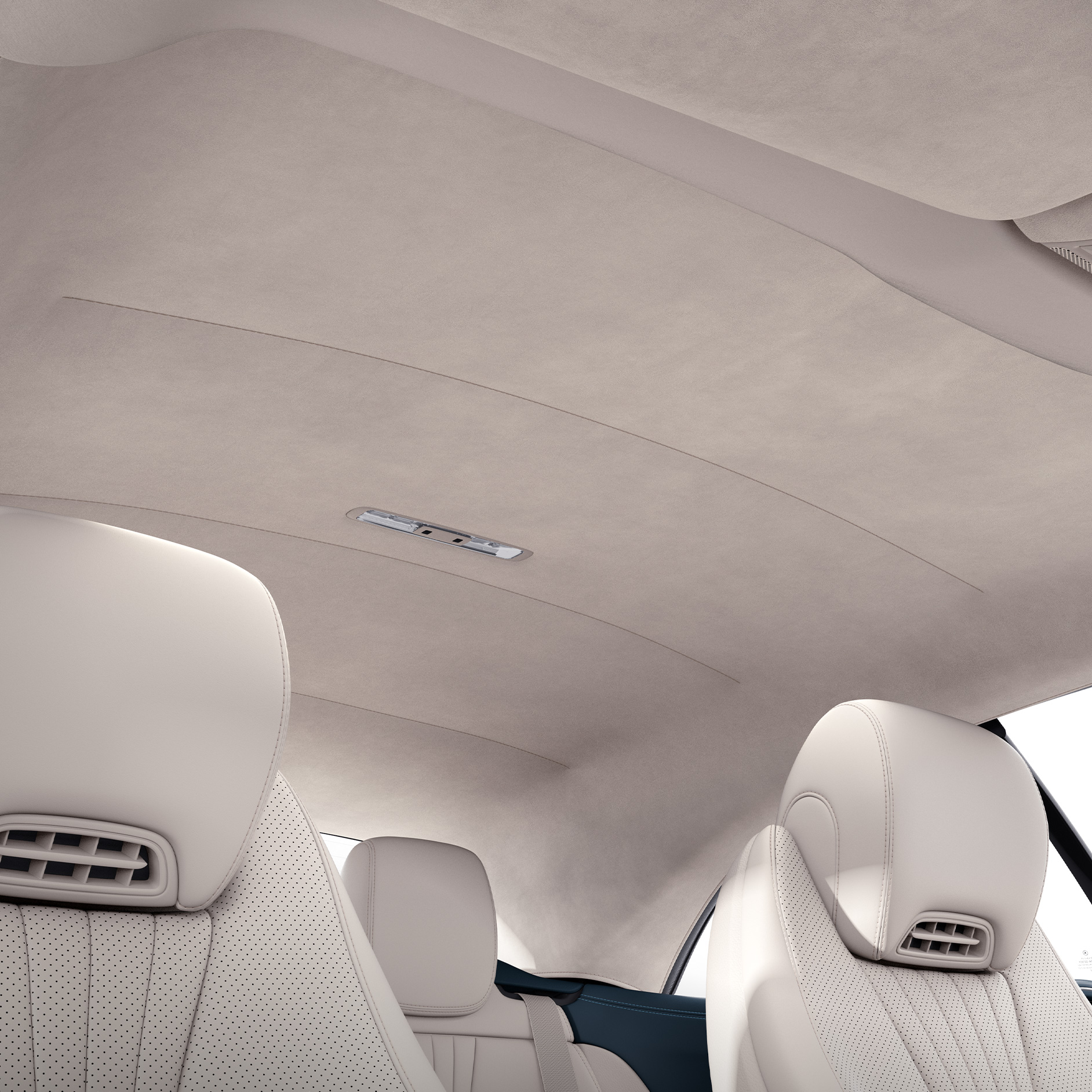 Roof liner | E-Class Cabriolet | Mercedes-AMG Vehicle interior of the Mercedes-AMG E-Class Cabriolet.