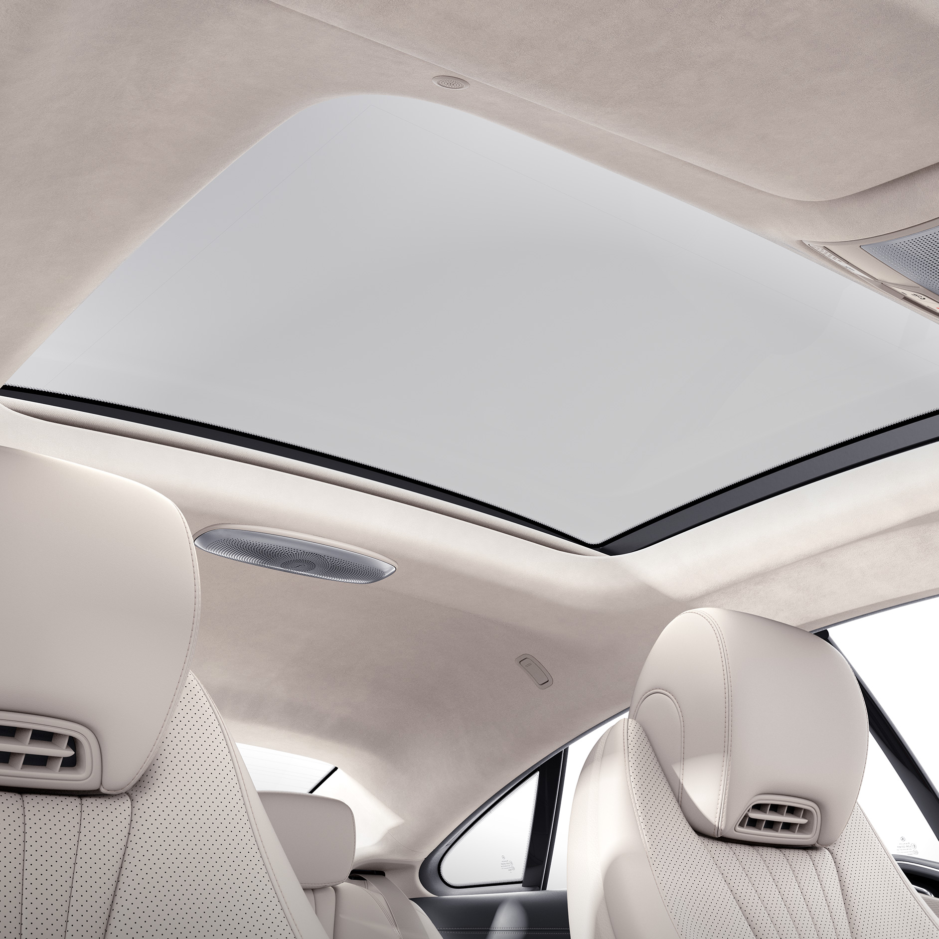 Roof liner | E-Class Coupé | Mercedes-AMG The interior of the Mercedes-AMG E-Class Coupé.