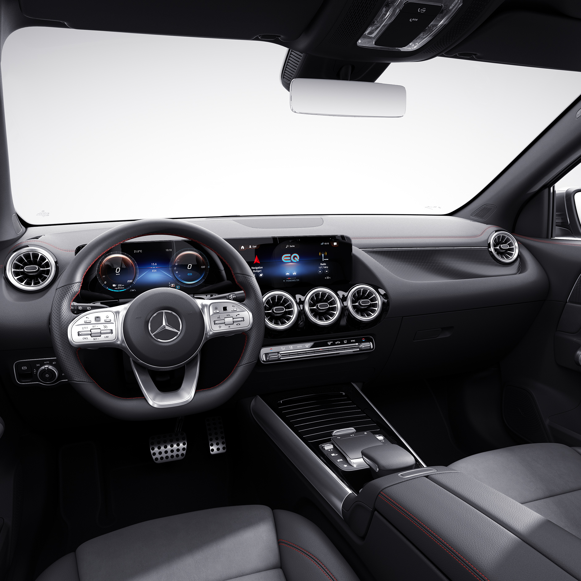 Advanced Plus package | EQA | Mercedes EQ The widescreen cockpit in the EQA from Mercedes-EQ.