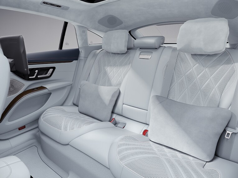 The Rear Seat package Plus in the EQS from Mercedes-EQ.