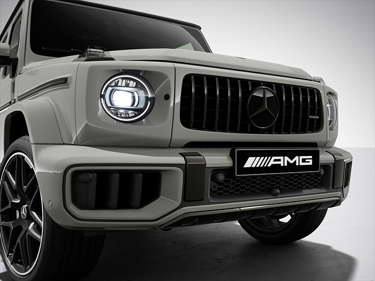 The interior of the Mercedes-AMG G-Class.