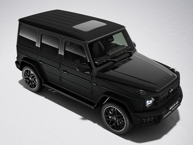 The interior of the Mercedes-AMG G-Class.