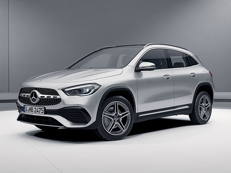 The GLA from Mercedes-Benz with AMG Line Exterior.