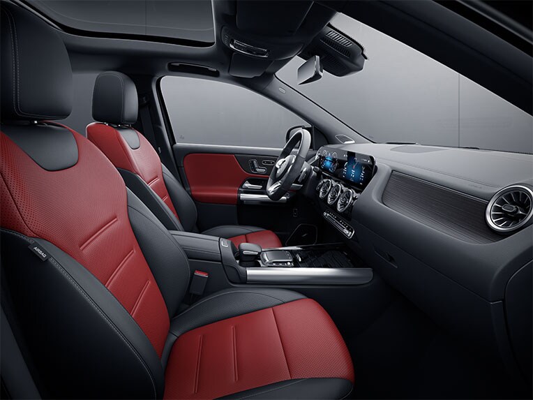 The Mercedes GLA interior with AMG Line Interior.