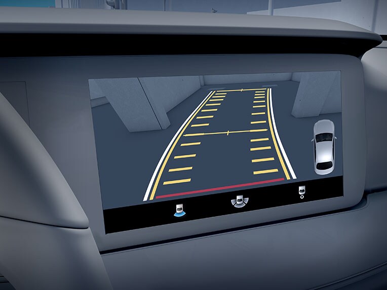 How Parking Package with reversing camera works in the Mercedes-Benz GLC Coupé.