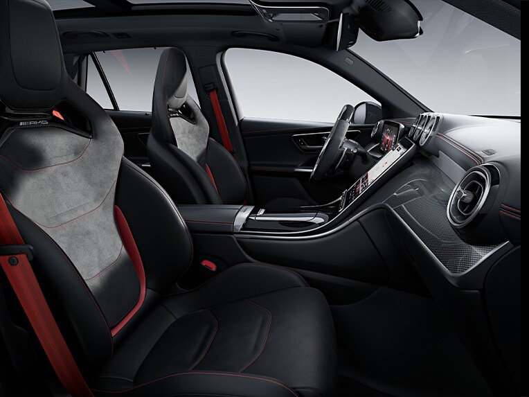 The AMG Performance Seat Package Advanced in the Mercedes-AMG GLC.