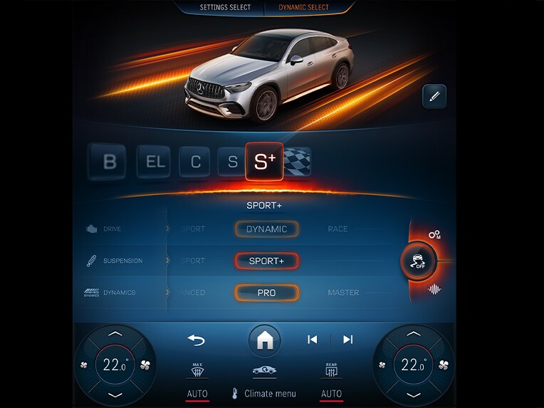 The AMG DYNAMIC PLUS Package in the Mercedes-AMG GLC.
