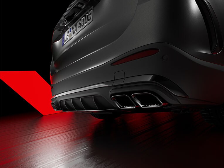 The Real Performance Sound (switch or touchscreen) in the Mercedes-AMG GLC.