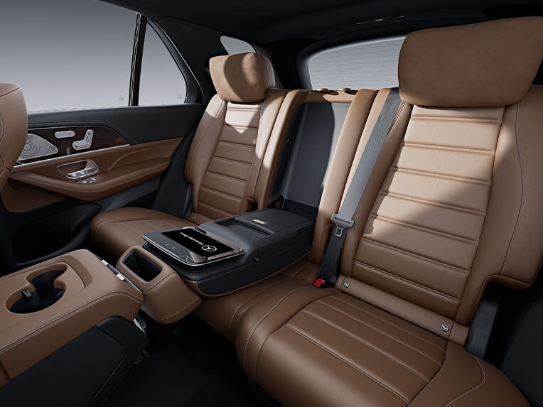 The rear of the Mercedes-Benz GLE with Rear Seat Comfort package Plus.