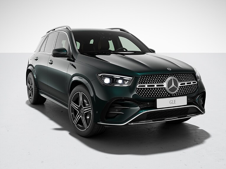 The exterior of the Mercedes-Benz GLE with the AMG Line.