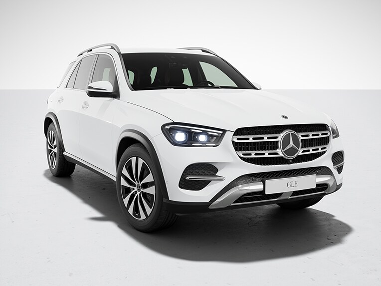 The exterior of the Mercedes-Benz GLE with the standard equipment.