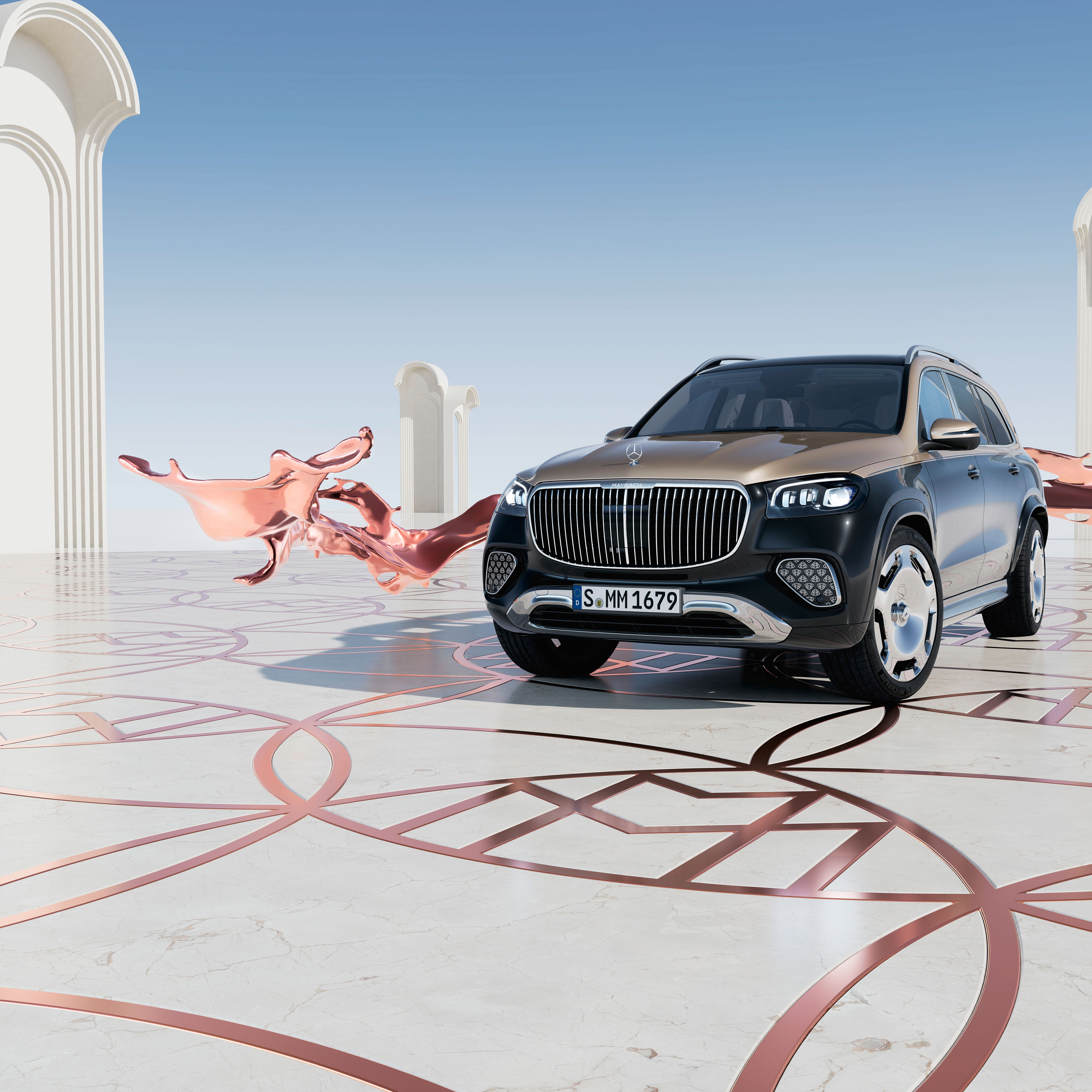 Leasing & Prices | GLS | Mercedes-Maybach Exterior view of the Mercedes GLS Maybach.