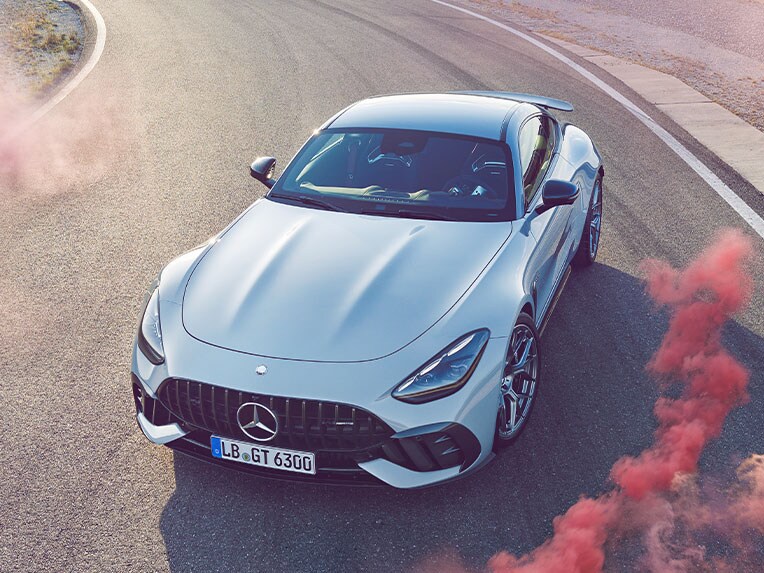 The illustration of Mercedes-AMG power.