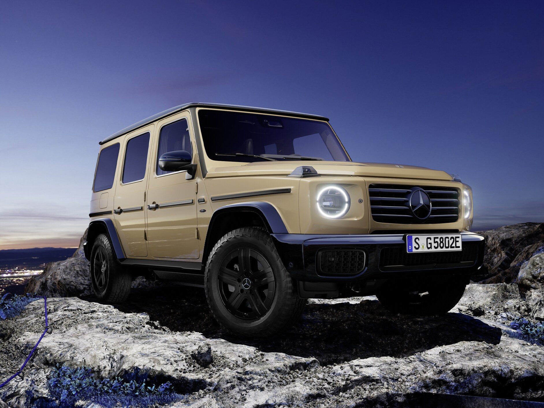 The Mercedes-Benz G 580 with EQ Technology.