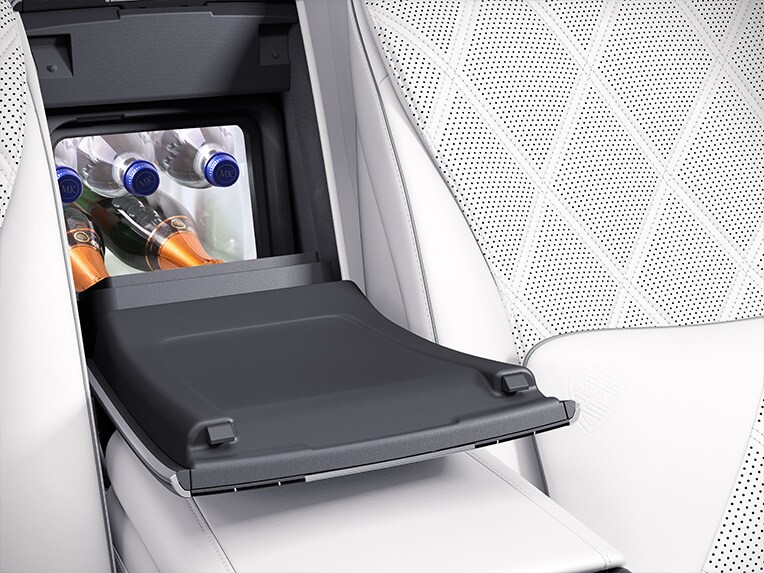 The refrigerated compartment for the Mercedes Maybach S-Class
