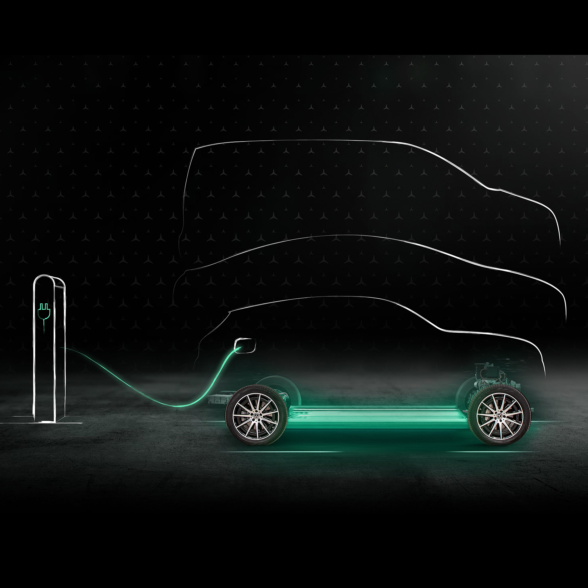 Green Charging | Charging & Services | Mercedes-EQ An animation of the Green Charging function.