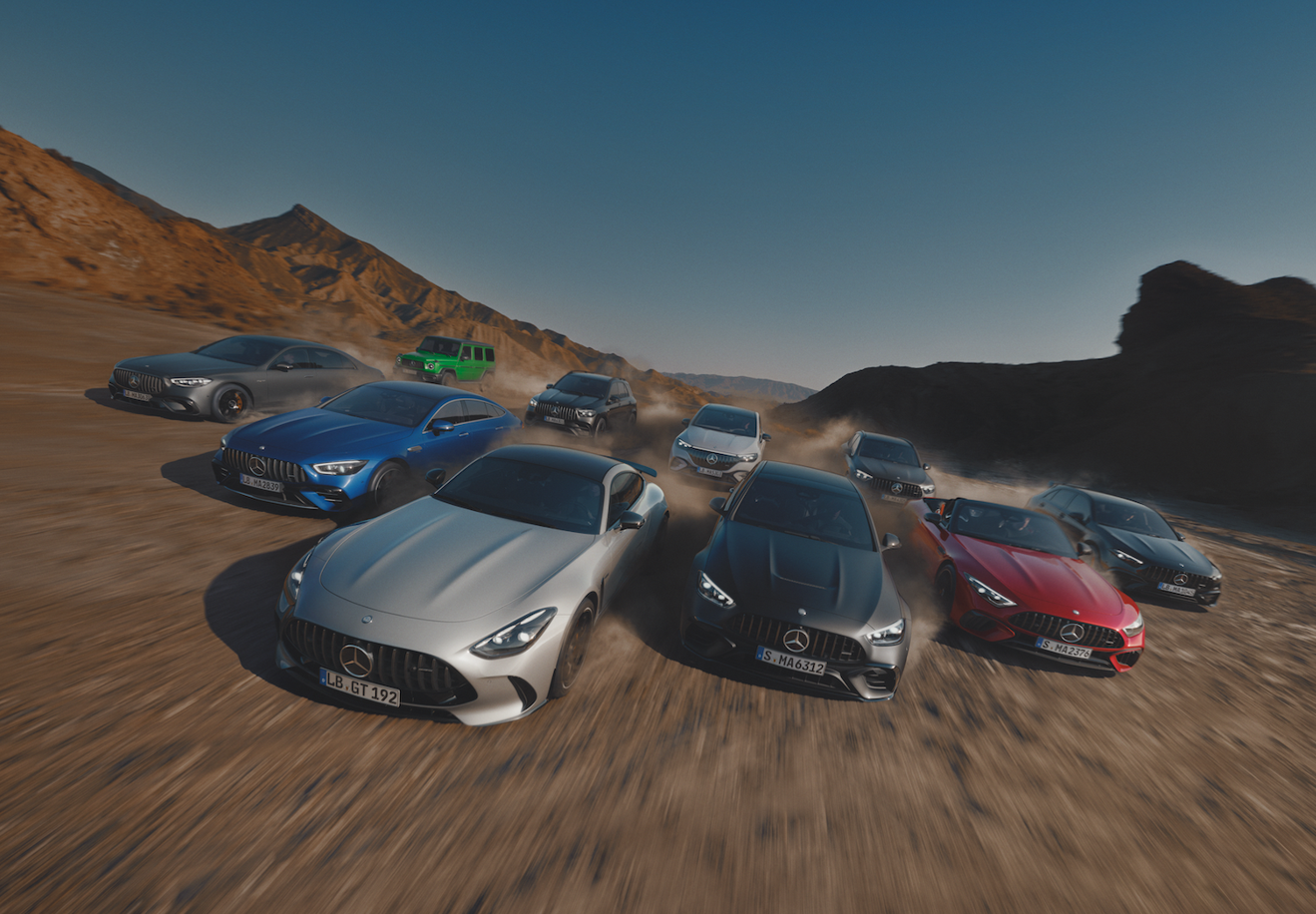 Mercedes-Benz AMG Performance for the race track - and for the road. Mercedes-Benz AMG Performance for the race track - and for the road.