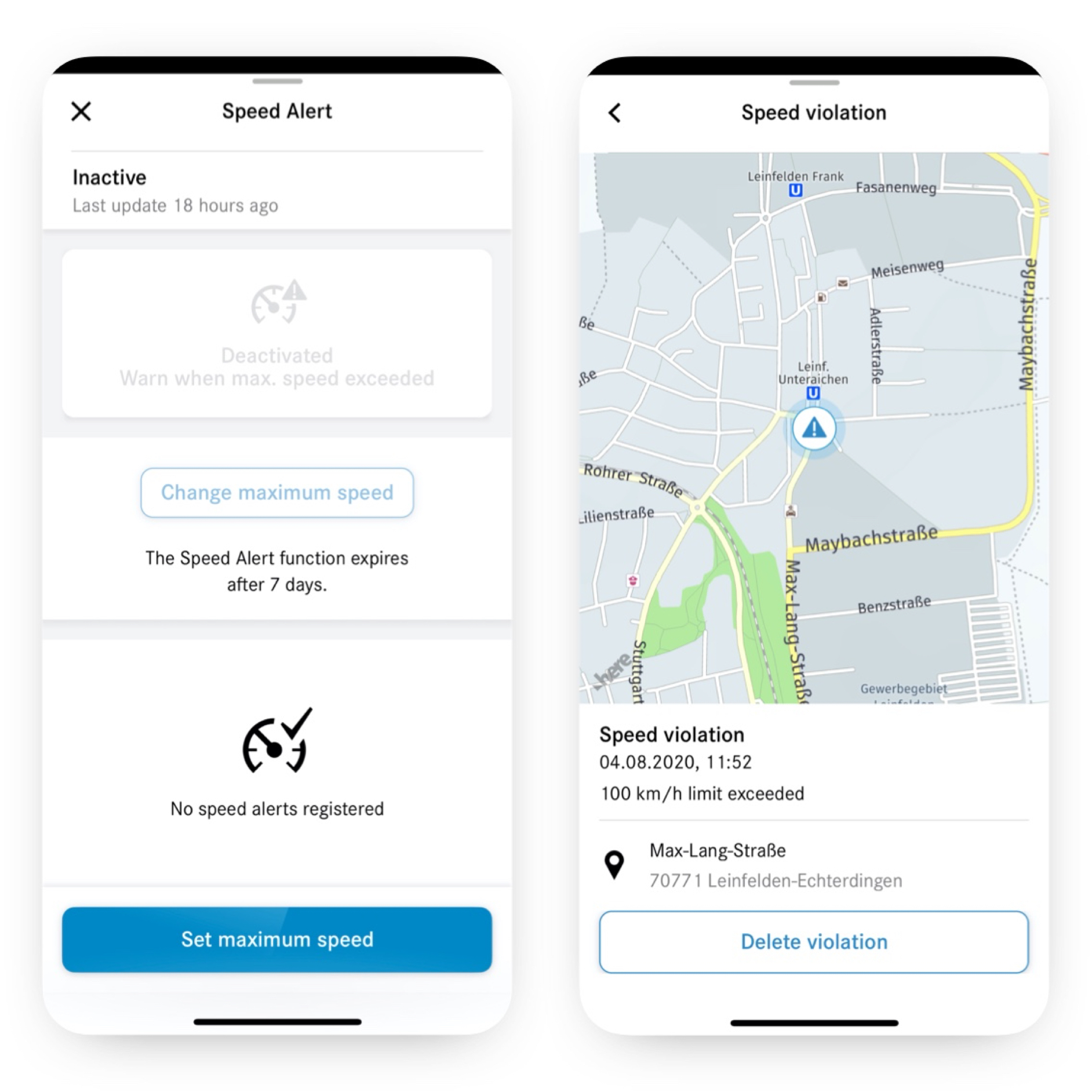 You can see the different screens that appear on a smartphone when the Speedfencing Digital Extra is activated and detects an infringement. You can see the different screens that appear on a smartphone when the Speedfencing Digital Extra is activated and detects an infringement.