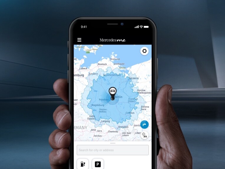 The Remote & Navigation Services are open on a smartphone.