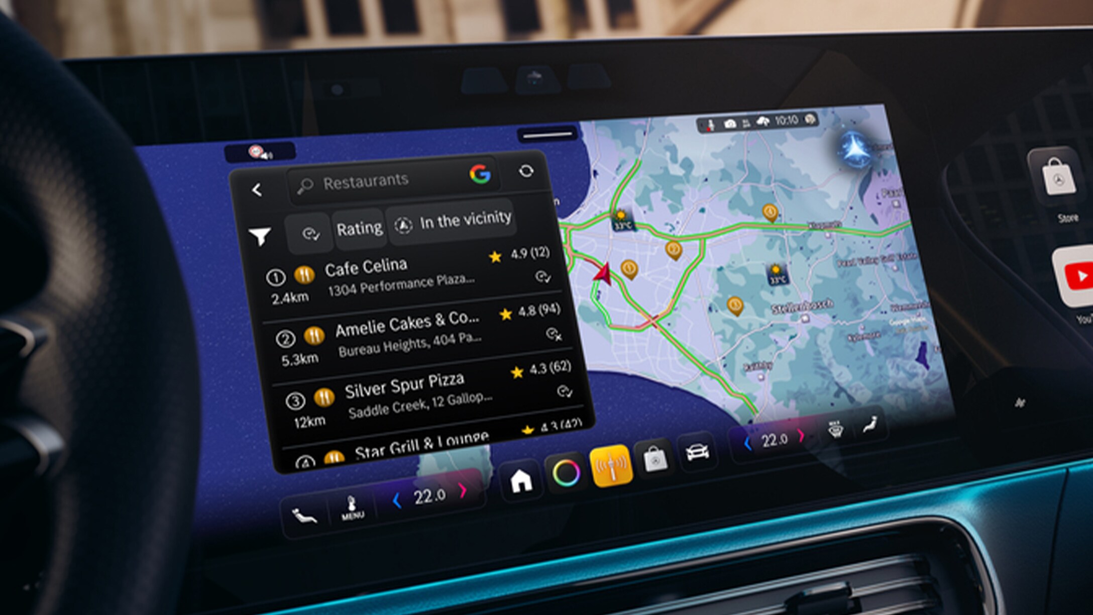 MBUX Multimedia System featuring 