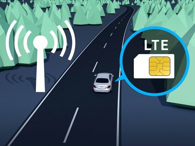 With a permanently installed eSIM, the communication module (LTE) creates the technical prerequisite for using the digital extras.